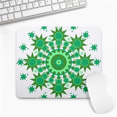 Mandala Geometric Pattern Shapes Large Mousepads by Celenk