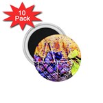 Fruit Plums Art Abstract Nature 1.75  Magnets (10 pack)  Front