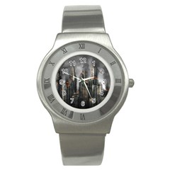 Armageddon Disaster Destruction War Stainless Steel Watch by Celenk