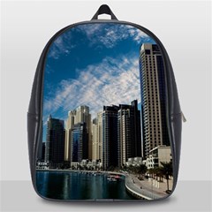 Skyscraper City Architecture Urban School Bag (large) by Celenk