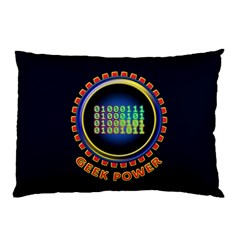 Geek Power Pillow Case (two Sides) by linceazul