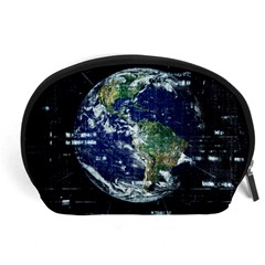 Earth Internet Globalisation Accessory Pouches (large)  by Celenk