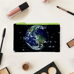 Earth Internet Globalisation Cosmetic Bag (xs) by Celenk