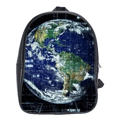 Earth Internet Globalisation School Bag (large) by Celenk