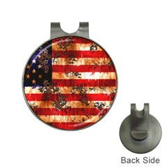 American Flag Usa Symbol National Hat Clips With Golf Markers by Celenk