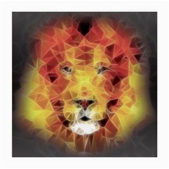 Fractal Lion Medium Glasses Cloth (2-side) by Celenk