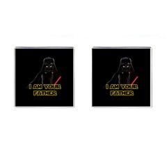 Darth Vader Cat Cufflinks (square) by Valentinaart