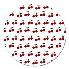 Cherries Magnet 5  (round) by snowwhitegirl