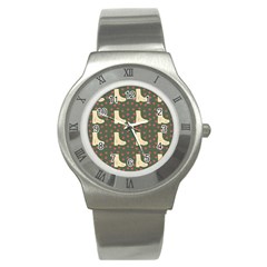 Green Boot Stainless Steel Watch by snowwhitegirl