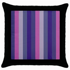 Concert Purples Throw Pillow Case (black) by snowwhitegirl