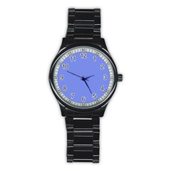 Lake Blue Stainless Steel Round Watch by snowwhitegirl