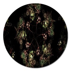 Fractal Art Digital Art Magnet 5  (round) by Nexatart