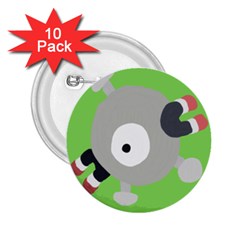 Magnemite (blue) 2 25  Buttons (10 Pack)  by SamEarl13