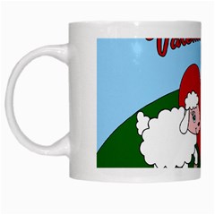 Valentines Day - Sheep  White Mugs by Valentinaart