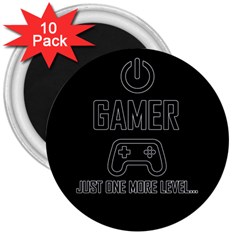 Gamer 3  Magnets (10 Pack)  by Valentinaart