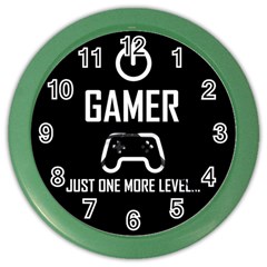 Gamer Color Wall Clocks by Valentinaart