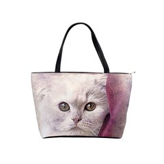 Cat Pet Cute Art Abstract Vintage Shoulder Handbags by Nexatart