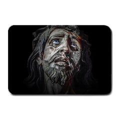 Jesuschrist Face Dark Poster Plate Mats by dflcprints