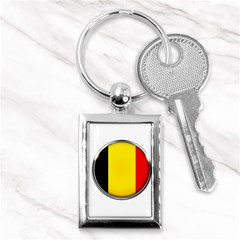 Belgium Flag Country Brussels Key Chains (rectangle)  by Nexatart