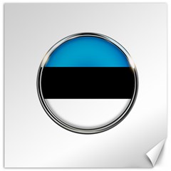 Estonia Country Flag Countries Canvas 12  X 12   by Nexatart