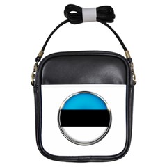 Estonia Country Flag Countries Girls Sling Bags by Nexatart