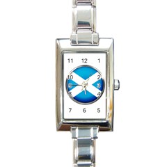 Scotland Nation Country Nationality Rectangle Italian Charm Watch by Nexatart