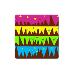 Illustration Abstract Graphic Square Magnet by Nexatart