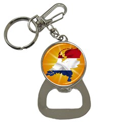 Holland Country Nation Netherlands Flag Button Necklaces by Nexatart