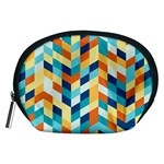 Geometric Retro Wallpaper Accessory Pouches (Medium)  Front