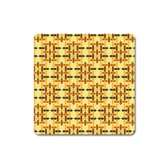 Ethnic Traditional Vintage Background Abstract Square Magnet by Nexatart