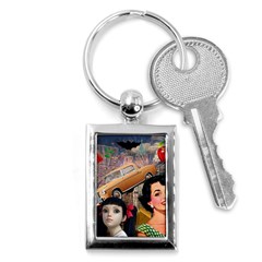 Out In The City Key Chains (rectangle)  by snowwhitegirl