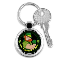 St  Patricks Day Key Chains (round)  by Valentinaart