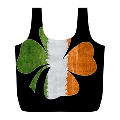 Irish Clover Full Print Recycle Bags (l)  by Valentinaart