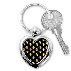 Irish Clover Key Chains (heart)  by Valentinaart