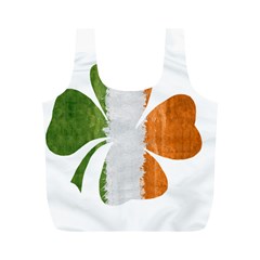 Irish Clover Full Print Recycle Bags (m)  by Valentinaart