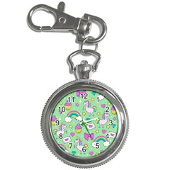 Cute Unicorn Pattern Key Chain Watches by Valentinaart