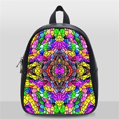 Pattern-807 School Bag (small) by ArtworkByPatrick