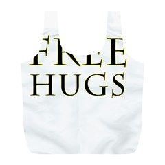 Freehugs Full Print Recycle Bags (l)  by cypryanus