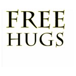 Freehugs Double Sided Flano Blanket (Medium)  60 x50  Blanket Front