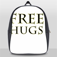 Freehugs School Bag (xl) by cypryanus