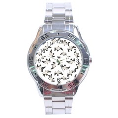 Birds Pattern Photo Collage Stainless Steel Analogue Watch by dflcprints