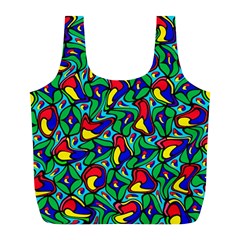 Colorful-4 1 Full Print Recycle Bags (l)  by ArtworkByPatrick