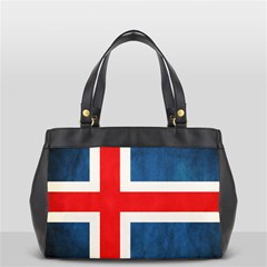 Iceland Flag Office Handbags (2 Sides)  by Valentinaart