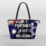 Football is my religion Shoulder Handbags Front