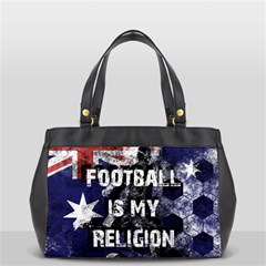 Football Is My Religion Office Handbags (2 Sides)  by Valentinaart