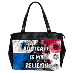 Football Is My Religion Office Handbags (2 Sides)  by Valentinaart