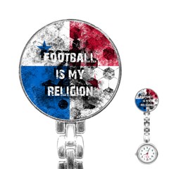 Football Is My Religion Stainless Steel Nurses Watch by Valentinaart