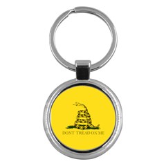 Gadsden Flag Don t Tread On Me Key Chains (round)  by snek