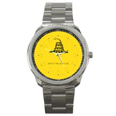 Gadsden Flag Don t Tread On Me Sport Metal Watch by snek