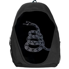 Gadsden Flag Don t Tread On Me Backpack Bag by snek